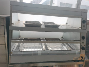 餐饮酒店商用快餐系列双层展示保温柜