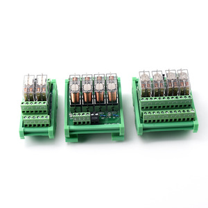 Módulo de relé de potencia 816 12V 24V Placa amplificadora integrada con placa de relé de salida de aislamiento de señal para PLC - Product Image 1