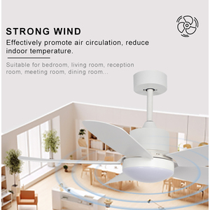 42inch 5 blades iron ABS LED 3 colors remote-<strong>controlled</strong> ceiling fan leaf lamp with light,fans that plug to lamps holder