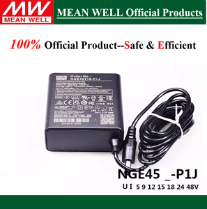 Mean Well NGE45 LED Power Supply 5V to 48VDC <strong>Single</strong> <strong>Output</strong> 75W to 600W 220V <strong>Input</strong> 1A Current <strong>DC</strong> Frequency Application - Product Image 2