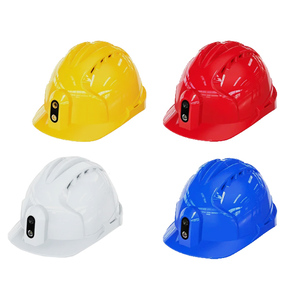 Autodefensa Amarillo de alta resistencia ABS Material GPS Bluetooth casco alarma personal para despacho y comando - Product Image 2