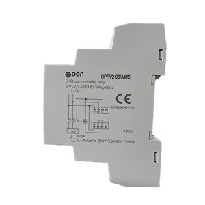 Relé de protección de fallo de fase de relé de dispositivo, relé de control de voltaje sellado de cuatro cables trifásico de baja potencia - Product Image 5