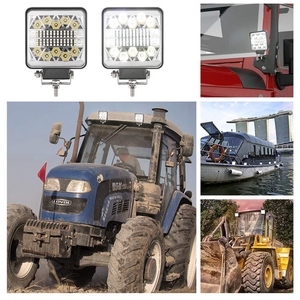HearxinLED 4inch 102W <strong>LED</strong> Work Light Road Spot <strong>LED</strong> Light Bar for Truck SUV 4WD 4x4 Boat ATV Tractor Fog Light Round <strong>12V</strong> 24V - Product Image 6