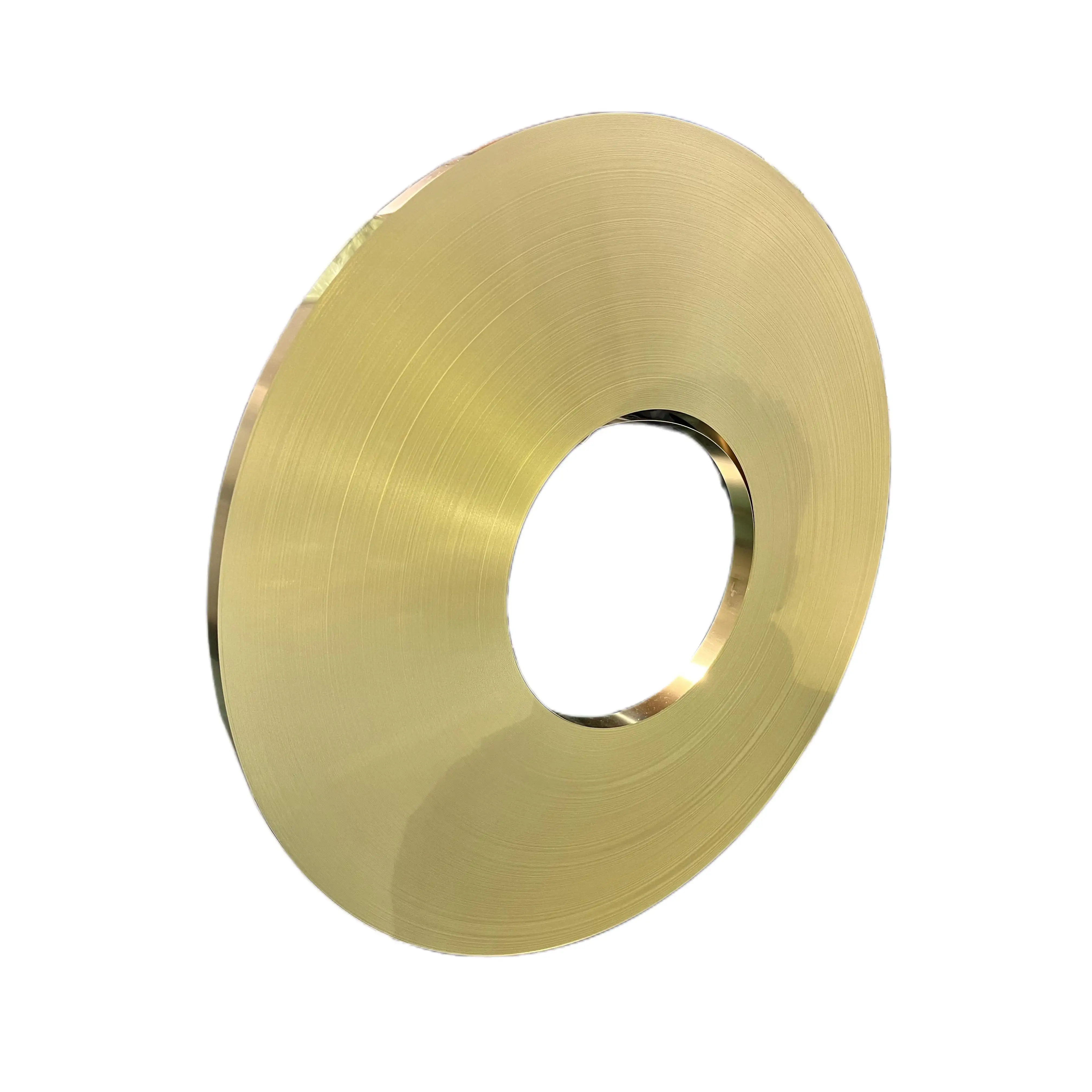 Preço razoável Alta Qualidade 63.0-68.5% Brass Red Copper Strip 7-600mm Heat Resistance Copper Tape