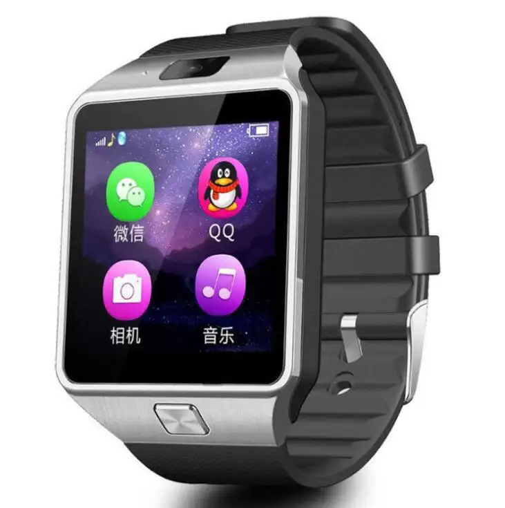 DZ09 स्मार्ट घड़ी टच स्क्रीन के साथ स्मार्टफोन के लिए सिम कार्ड के लिए iPhone एंड्रॉयड Smartwatch के लिए DZ09 एंड्रॉयड फोन