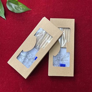 Özel logo ve ambalaj kalem çeşitli Kraft kağıt paketleme kutusu 6 Mini renkli kurşun kalem seti - Product Image 4