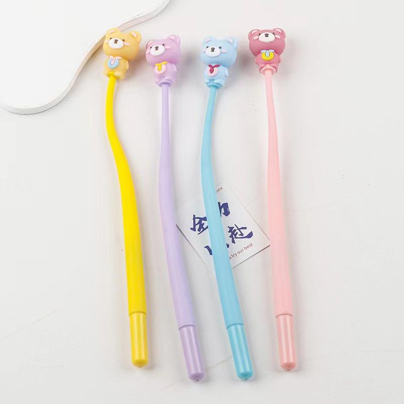 0.5มม.-เขย่าของเล่นผ้าพันคอสีแดงหมีน้อย