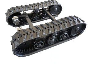 Automazione telecomandata elettrica per tutti i terreni piccoli sistemi di sottocarro in gomma piattaforma per escavatori - Product Image 4
