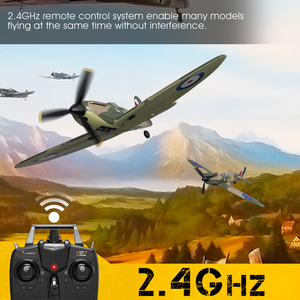 RCパークフライヤースピットファイア飛行しやすいジャイロスタビライザー付き初心者ラジコンプレーン - Product Image 3