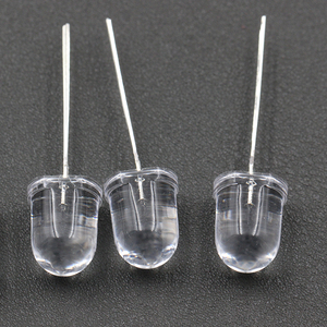 Paket başına 250 adet 10mm yuvarlak kafa şeffaf yedi renk hızlı flaş yavaş flaş parlak ışık boncuk LED - Product Image 3