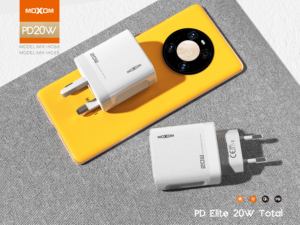 MOXOM PD 20W Type C Dual Ports Home <strong>Charger</strong> USB C QC3.0 Fast Charging Sublimation Phone <strong>Charger</strong> for Mi - Product Image 3