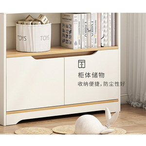 Özelleştirilmiş modern kitaplık tasarım ahşap vitrin basit kitaplık ahşap kütüphane kitap rafı arka panel ile endüstriyel kitaplar - Product Image 5