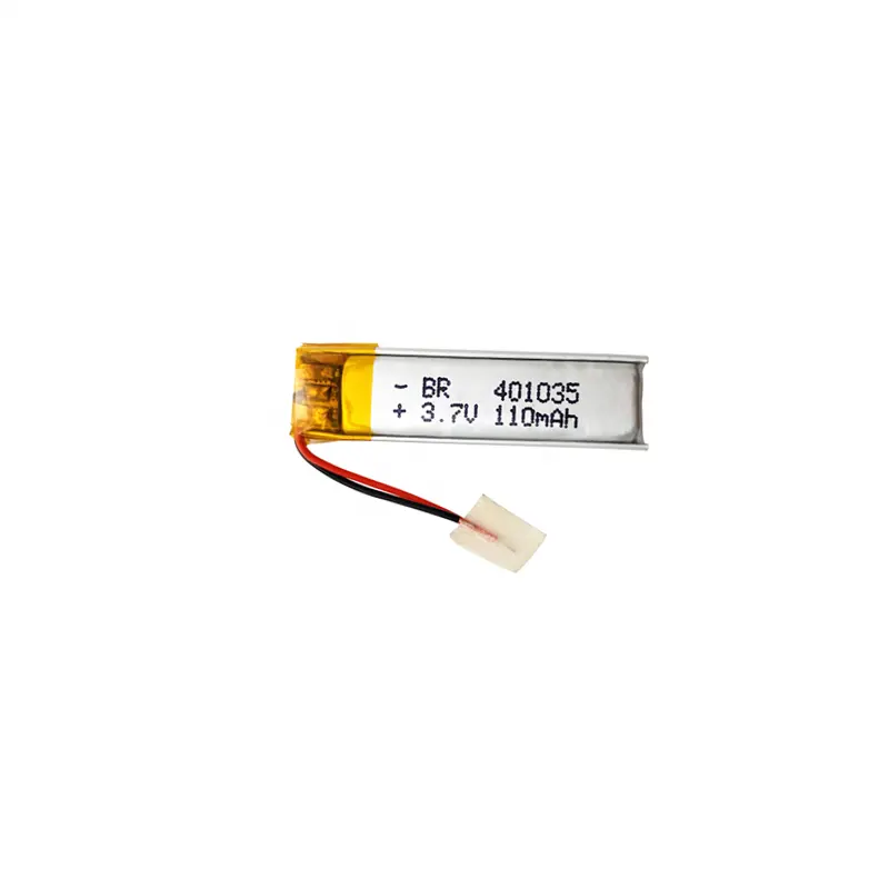 3.7V 110MAh 401035แบตเตอรี่ลิเธียมไอออนโพลิเมอร์พร้อมPcbในสต็อก