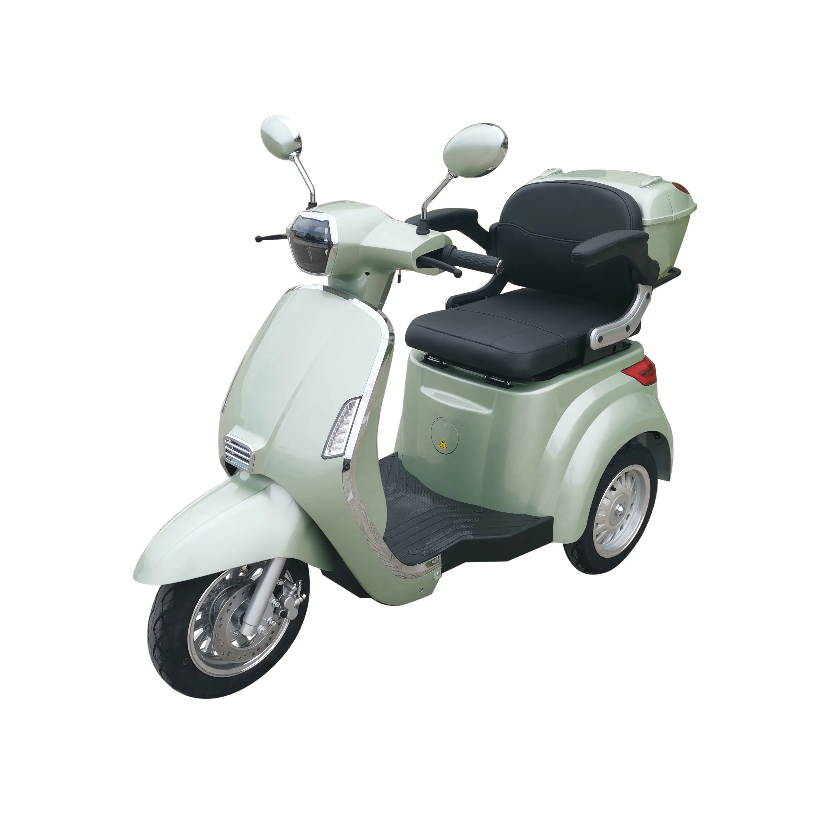 Sepeda Motor Mobilitas Lansia, Sepeda Motor Tiga Roda Listrik 800W 25Km/Jam 60V Baterai