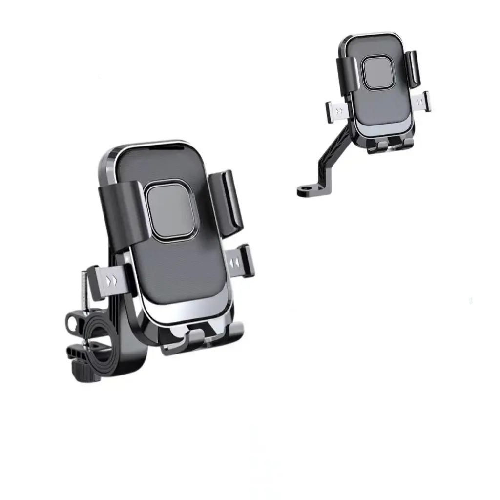 Novo universal 360 graus celular suporte flexível clipe móvel montar bloquear rapidamente titular do telefone da bicicleta para moto bicicleta