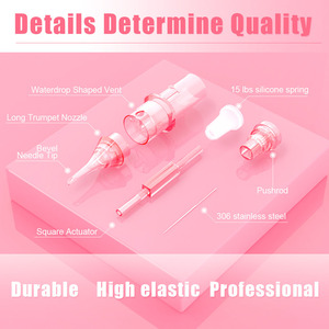 Naturalness 1RL 0.3MM YD PINK CRYSTAL PMU <strong>Needle</strong> Slim, Tapered Design for Maximum Visibility and Comfort