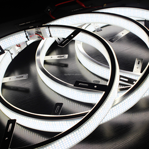 10 Row Pure White <strong>LED</strong> Wheel Light Kit 5Row Lights Inside Out Rim with Dual Remotes Controller 17&quot; RIM Light for Truck - Product Image 5