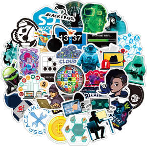 50PCS Cool Software Program Broker <strong>Programming</strong> <strong>Computer</strong> Hack Sticker