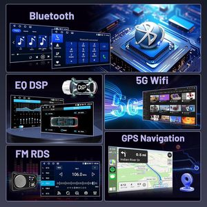 Fujing Treo Dingwei T100 Giải Pháp 9/10Inch Android GPS Navigation Xe Máy Kết Nối Trung Tâm Điều Khiển Wifi Bảng Điều Khiển - Product Image 4