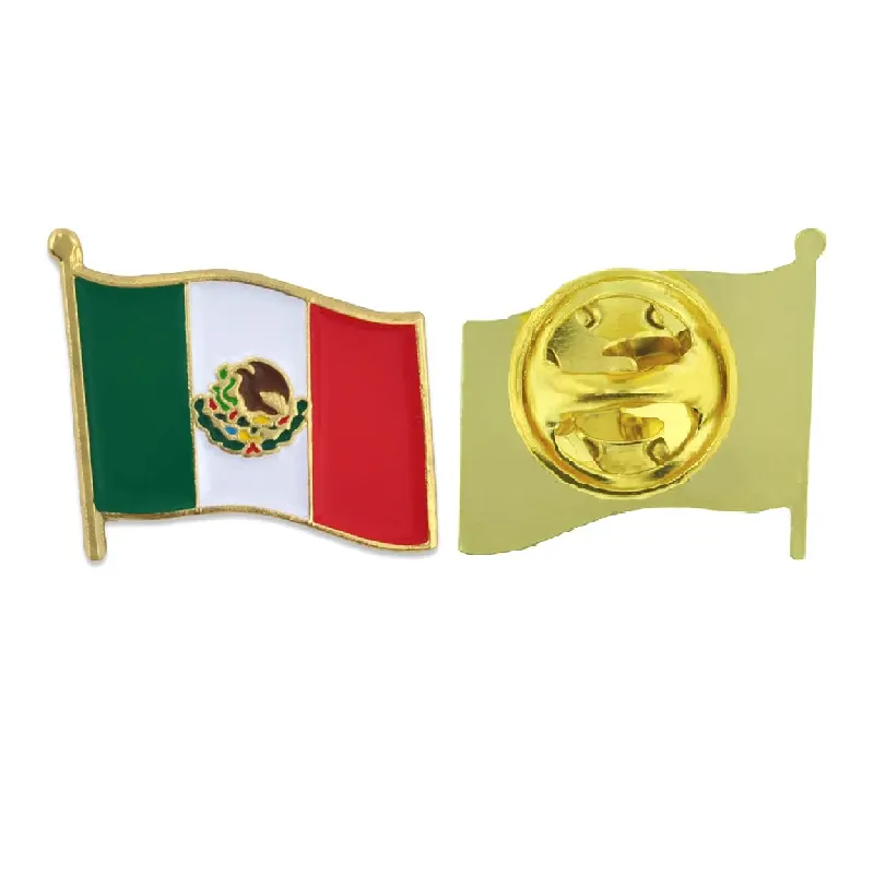 Produttore all'ingrosso spilla in metallo smaltato morbido personalizzato francia italia germania spilla bandiera americana distintivo personalizzato