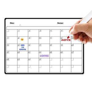 Dễ dàng làm sạch từ hàng tuần kế hoạch & khô xóa Memo Pad Trắng nhựa bảng trắng tủ lạnh menu tổ chức bảng trắng - Product Image 3