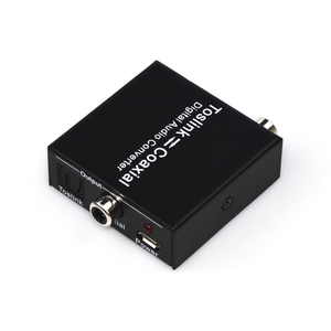 Convertidor de amplificador de audio coaxial a analógico Toslink digital, codificador de video para DVD de cine en casa - Product Image 1