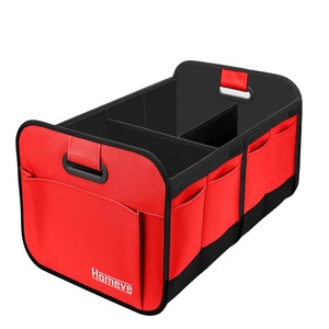 Ücretsiz örnek araba üç geniş gövde organizatör ile yansıtıcı şerit seyahat dostu, katlanabilir, su geçirmez araba saklama kutusu - Product Image 1