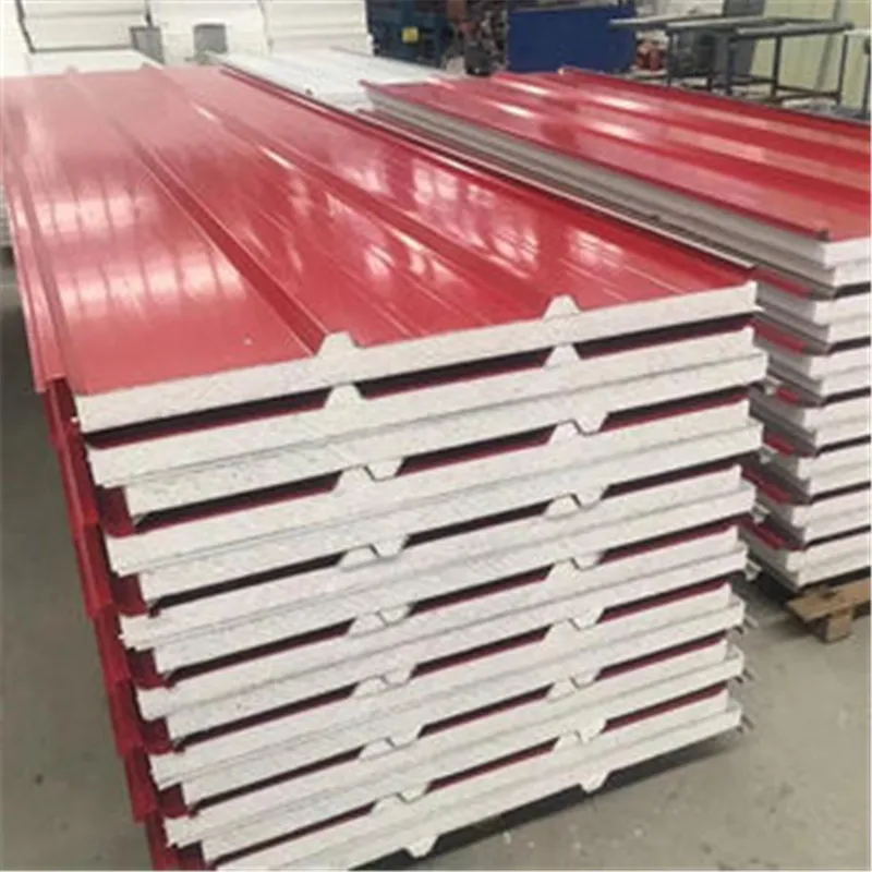 50Mm/75Mm/100Mm/150Mm Eps Polystyreen Sandwich Panel Voor Staal Workshop