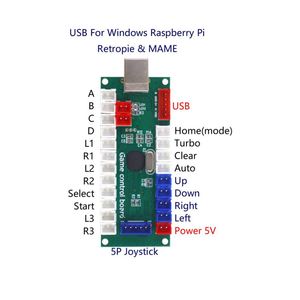 Нулевая задержка аркадная Кнопка джойстика контроллер для Retropie Raspberry MAME - Product Image 3