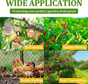 <strong>Bird</strong> <strong>Netting</strong> Poultry <strong>Net</strong>, Heavy Duty Nylon Mesh Garden <strong>Netting</strong> Protect Fruit Trees, Plants and Vegetables - Product Image 6