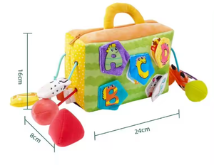 Penjualan langsung pabrik grosir mainan liontin lonceng tempat tidur bayi gutta-percha mainan gantung bola persegi 6 sisi sensor laut kustom - Product Image 5