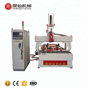 Enrutador cnc de 4 ejes atc, máquina con cabezal rotativo - Product Image 5