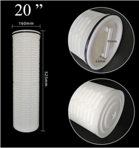 Large-diameter Structure High-flow Pleated Water <strong>Filter</strong> Cartridge Suitable for Various Standard High-flow <strong>Filters</strong>