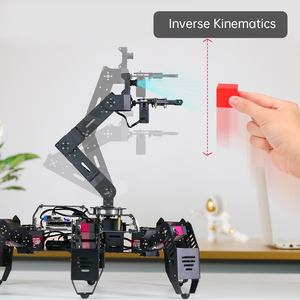Hiwonder SpiderPi Pro AI Vision Hexapod Паук Робот с программируемой Роботизированной рукой для Raspberry Pi 4B/5 обучающий робототехнический комплект