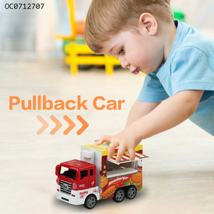 子供のための面白いミニフードトラック子供ダイキャスト金属合金モデル車