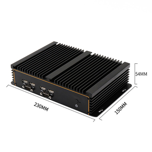 Industrial Box <strong>Pc</strong> Win 11 9-36V Wide Voltage Fanless Fully Dustproof AI Edge Computer I5 I7 7200U J1900 Embedded Mini <strong>Pc</strong> - Product Image 4
