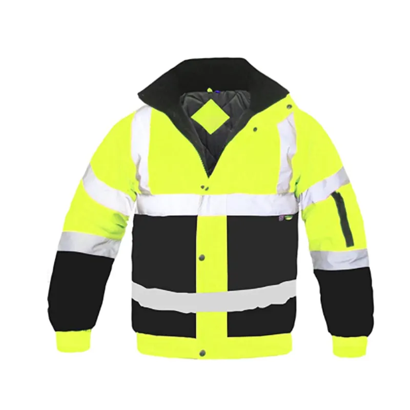 Reflector Jackets Reflective Road Winter Safety Jackets For Construction with Multiple Pockets