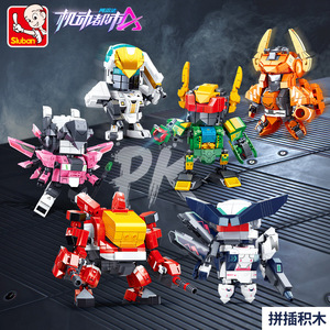 2025 Super Mecha Champions Sluban <strong>Building</strong> Blocks M38-B1007 Transformation <strong>Robot</strong> Kid Mobile <strong>Game</strong> Compatible With Leading Brands - Product Image 2