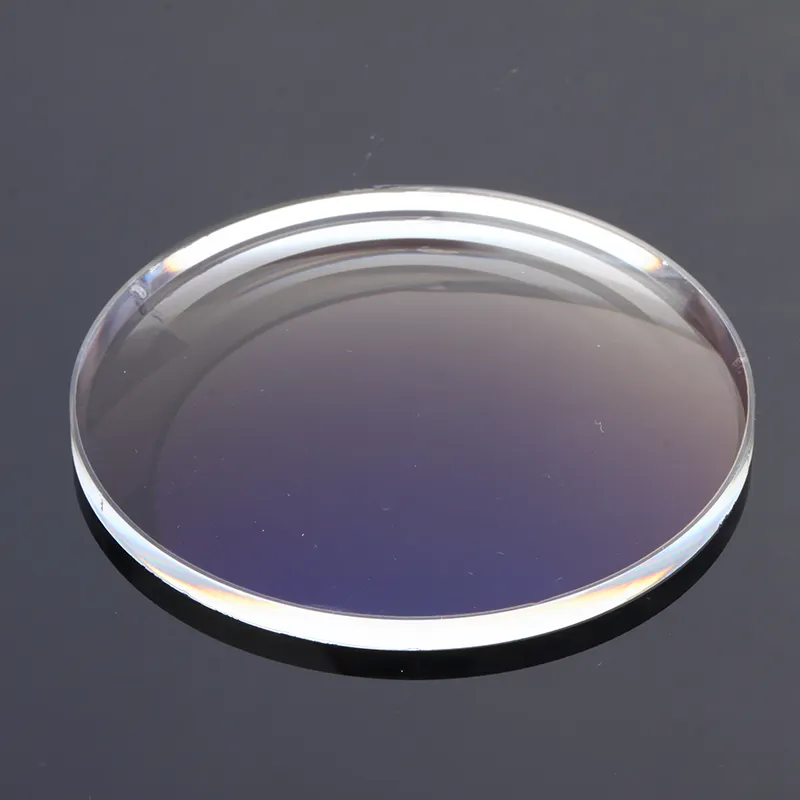 Danyang-lentes ópticas de corte azul esférico 1,61 acrílico, 1,60, UV420