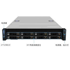 Supermicro 2U E5 8-Disk Xeon ซึ่ง DDR4การทำฐานข้อมูล virtualization แบบอัจฉริยะแบบเดี่ยว/สองช่อง - Product Image 1