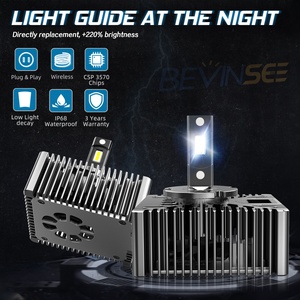 BEVINSEE 2x 70W D5S <strong>LED</strong> Bulbs 7000LM Error Free Xenon Replace Lamp <strong>LED</strong> D5S Headlight Bulbs for Ford Transit Custom 2016-2022