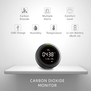 Thiết Bị Giám Sát Khí Carbon Dioxide Với Thiết Bị Phân Tích CO2 NDIR Cầm Tay Theo Dõi Nhiệt Độ Và Độ Ẩm Máy Kiểm Tra Co2 Trong Nhà - Product Image 4