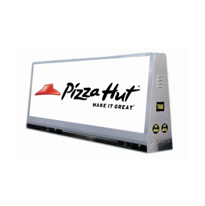 4G telecomando Taxi top led display segni dello schermo P2.5 doppi lati di taxi pubblicità display a led - Product Image 2