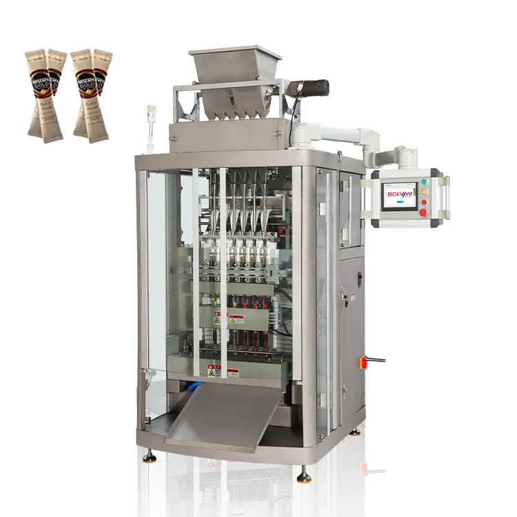 Empaquetadora automática vertical de palitos de miel de 5g en bolsitas pequeñas BVS Multilanes