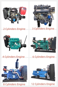 ディーゼル発電機用ラジエーターと燃料タンク付き直接噴射水冷<span class=keywords><strong>2</strong></span>気筒38hpディーゼルエンジン