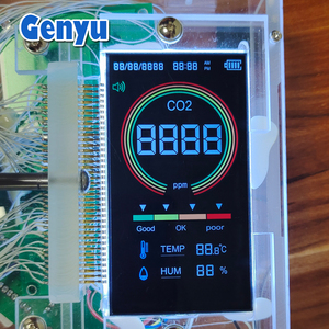 Display Lcd a 7 segmenti Lcd personalizzato  a più cifre Lcd per misuratore di Co2 con rilevatore di anidride carbonica - Product Image 6