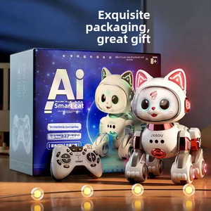 Intelligent <strong>Robot</strong> Dog &amp; Cat Toy for Girls Aged 8-13 Years Early Education AI <strong>Programming</strong> Perfect Birthday Gift - Product Image 5