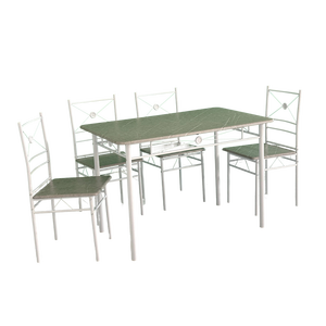 Modern <strong>Table</strong> <strong>Set</strong> Dining Room Furniture <strong>Set</strong> with 4 Chairs and Dinner <strong>Table</strong> - Product Image 2