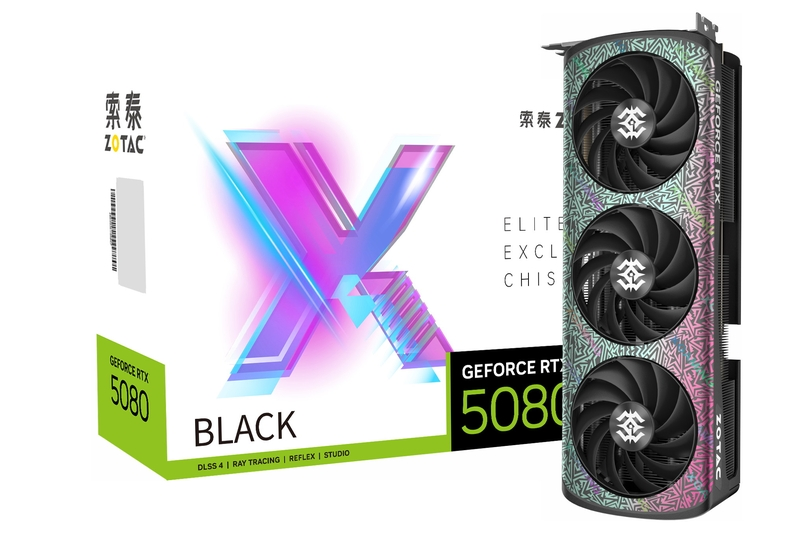 ZOTAC RTX 5080 16GB X GAMING OC BLACK