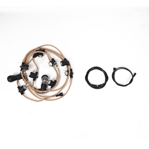 S14 Hemp Rope <strong>String</strong> Light with for Bluetooth Speaker and TWS <strong>Function</strong> DC 12V Camping Lighting for Outdoor Adventures - Product Image 2